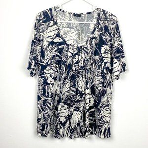 NWT Talbots Lightweight Top short sleeves sz 1X